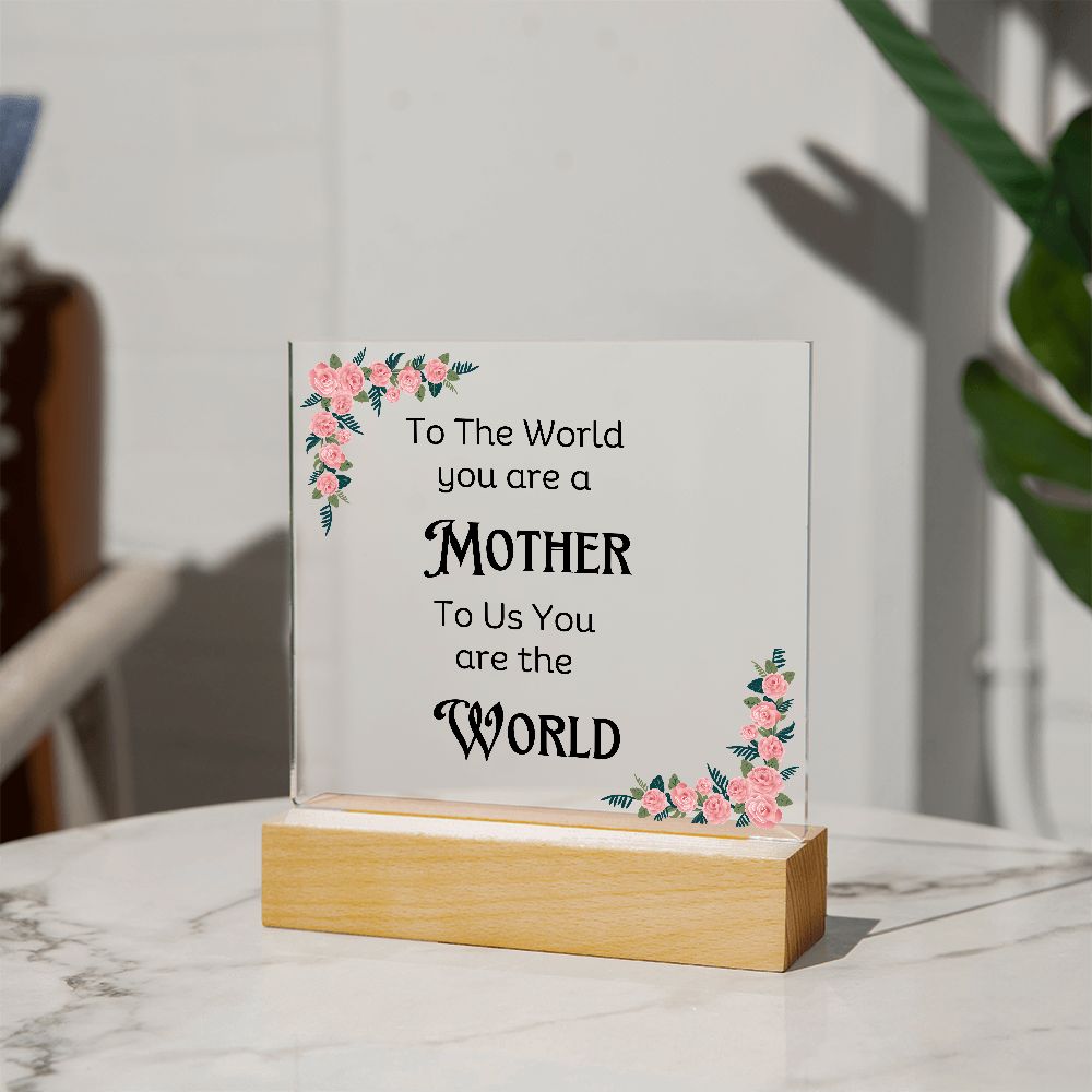 Mother Acrylic Plaque