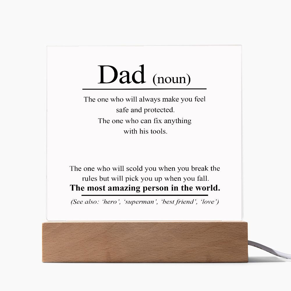 Dad Noun | Acrylic