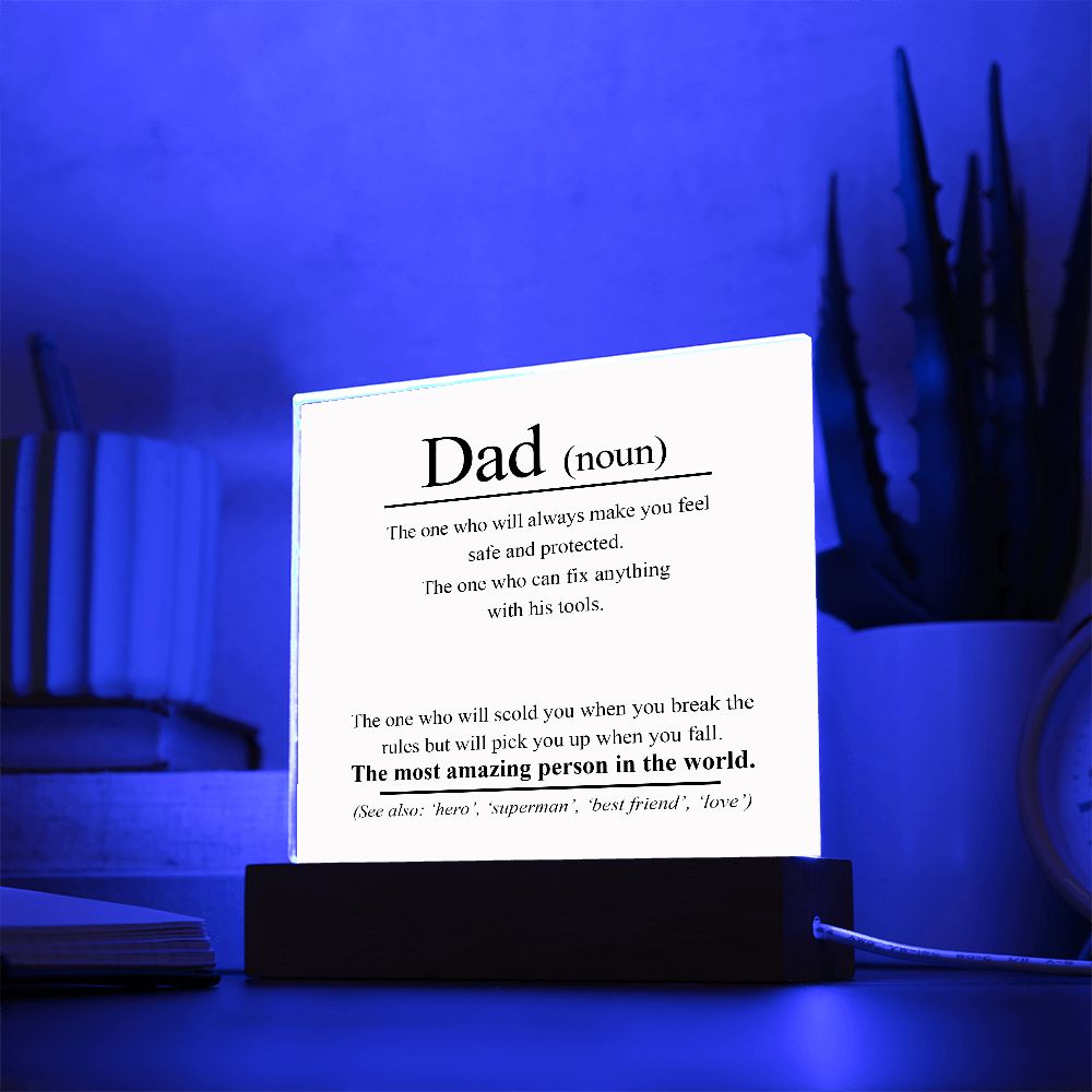 Dad Noun | Acrylic