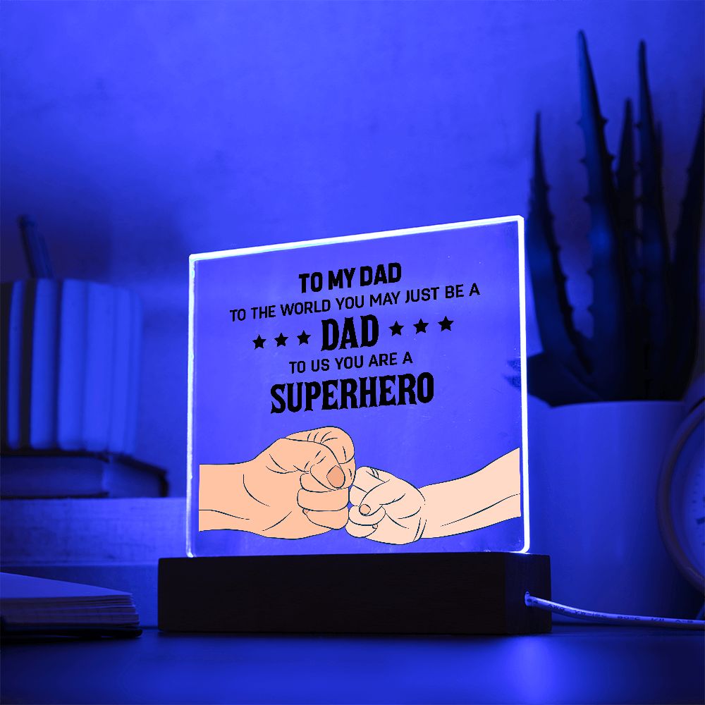 Superhero Dad | Acrylic