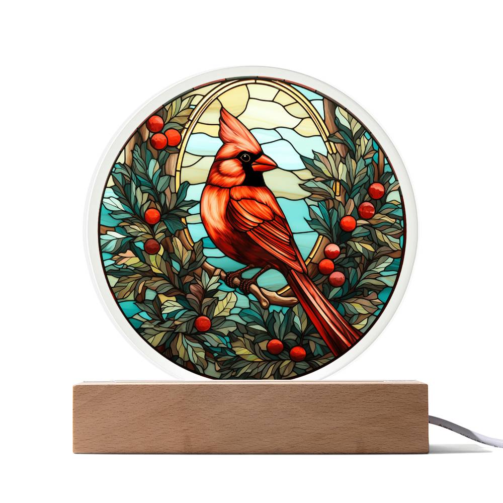 Christmas Cardinal | Acrylic