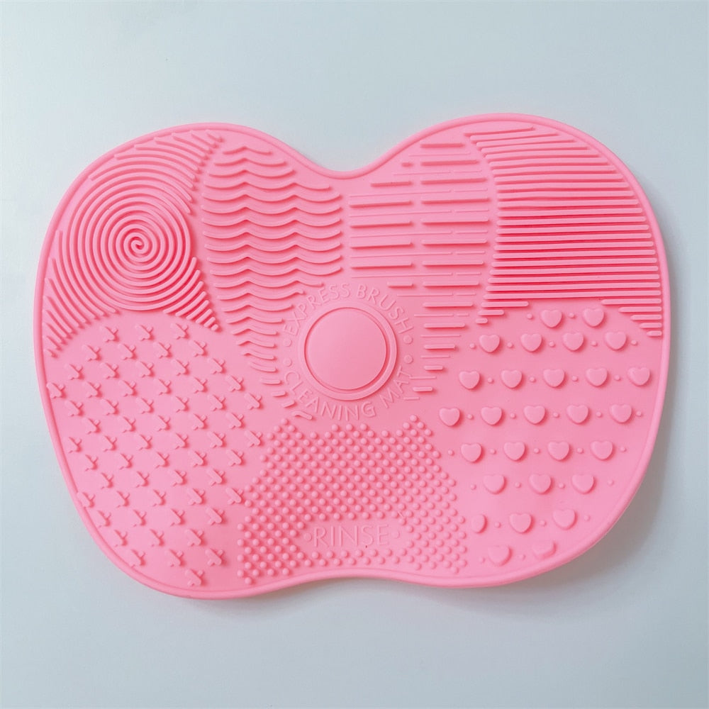 Makeup Brush Cleaner Pad Newest Silicone Brush Cleaner Cosmetic Make Up Washing Brush Gel Cleaning Mat Foundation Scrubbe Board