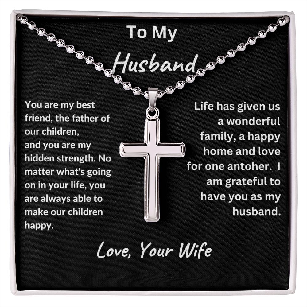 Husband | Cross Necklace