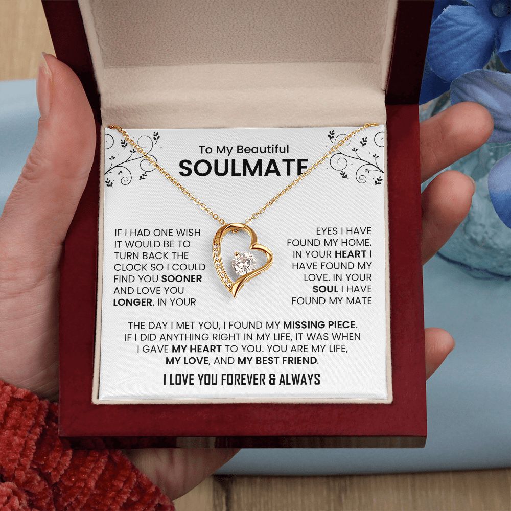 My Beautiful Soulmate| Found My Home - Forever Love Necklace