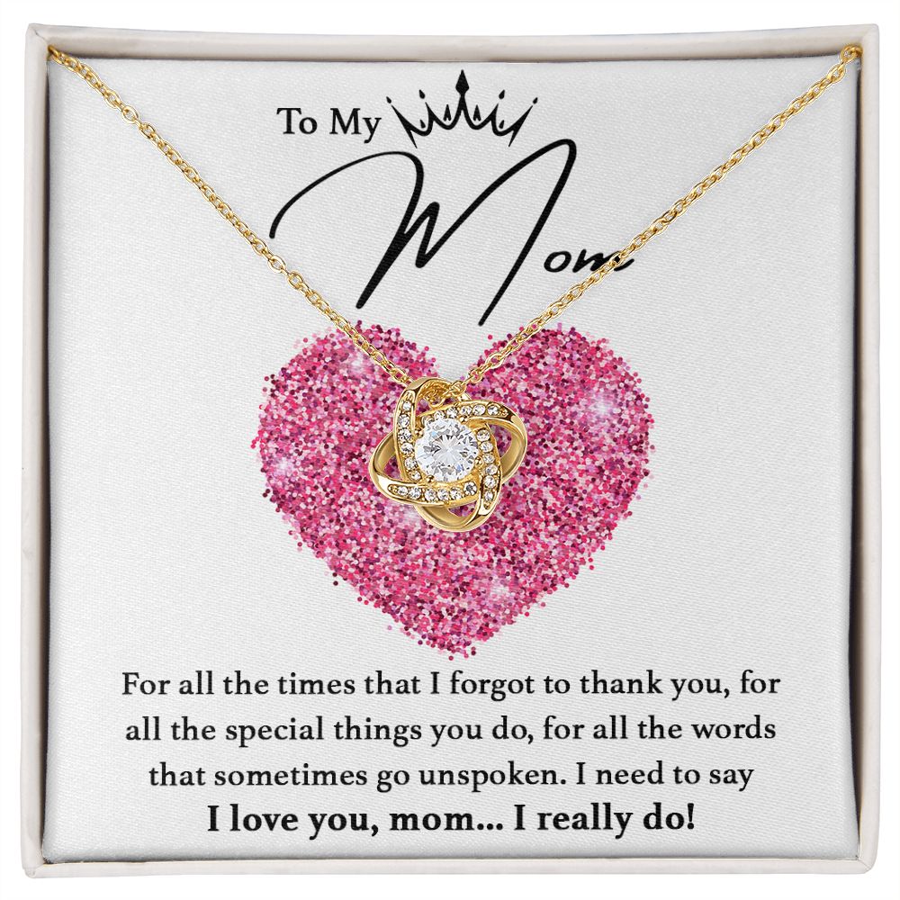 I Love You Mom | Love Knot
