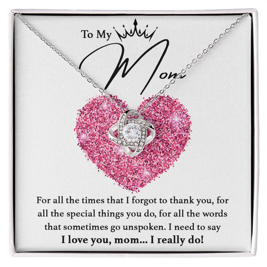 I Love You Mom | Love Knot