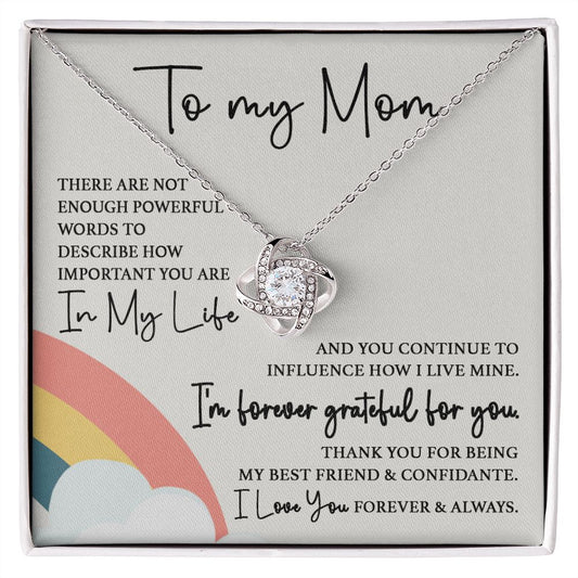Grateful For You Mom | Love Knot