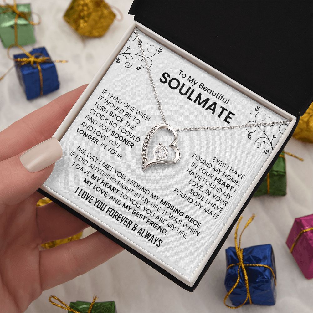 My Beautiful Soulmate| Found My Home - Forever Love Necklace