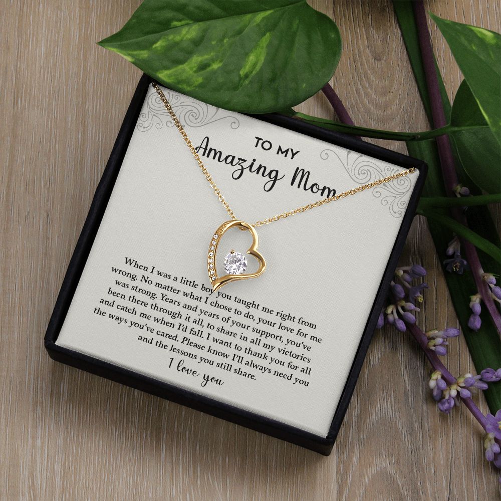 My Amazing Mom | Always Need You - Forever Love Necklace